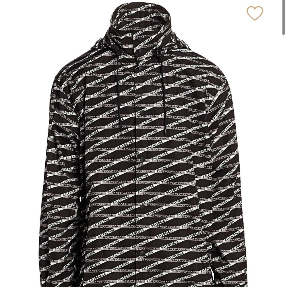 Balenciaga raincoat grey